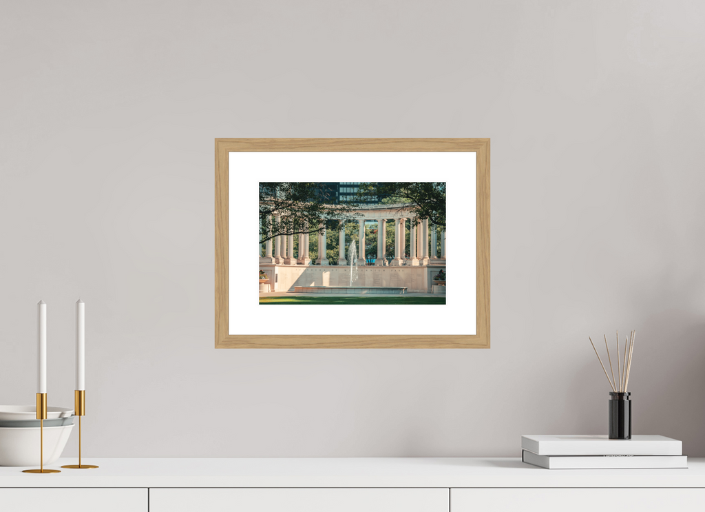 12 x 8″, Millennium Columns Oak Frame Millennium Columns