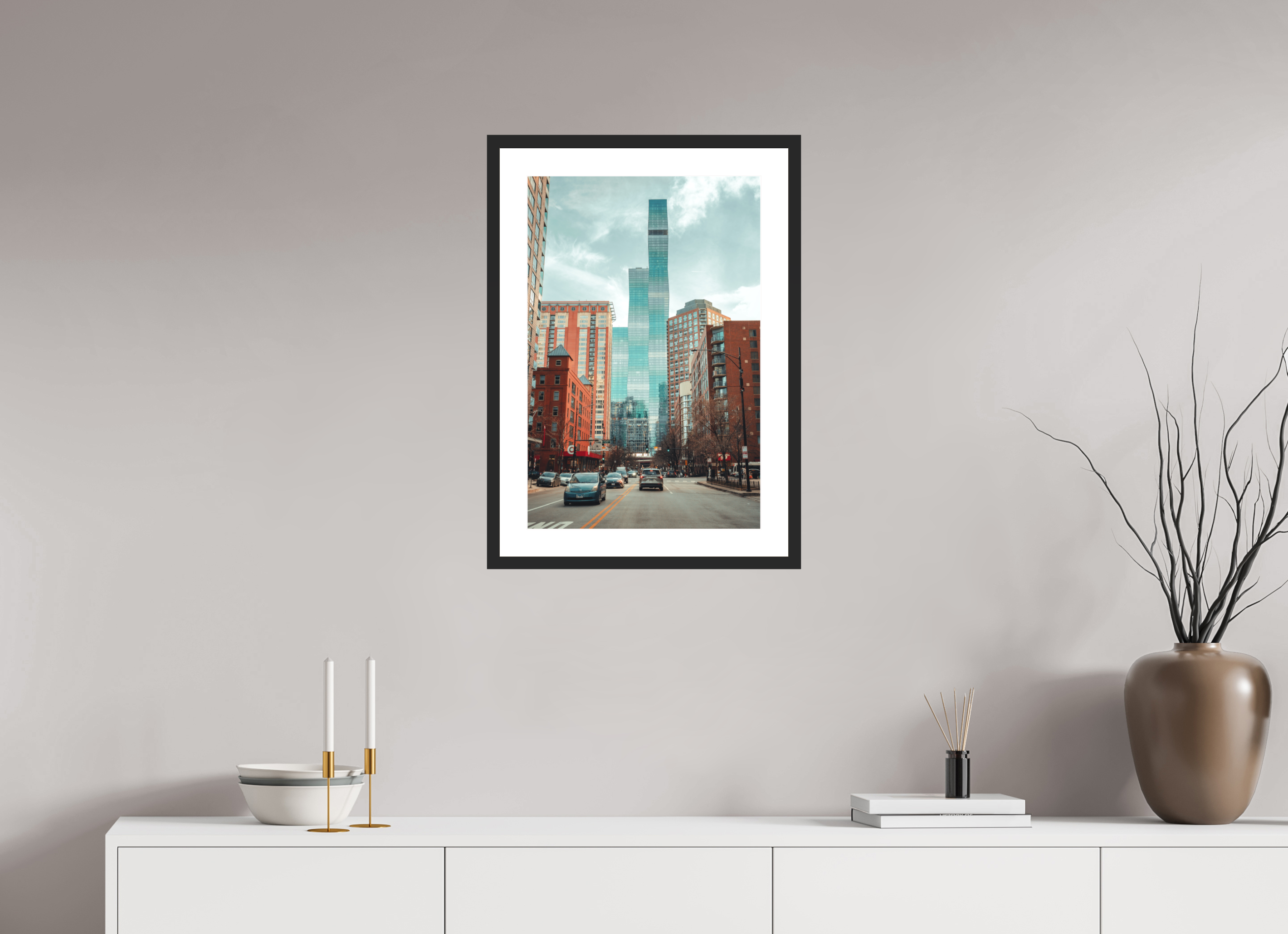 16 x 24″, Veil of Glass Black Frame Veil of Glass