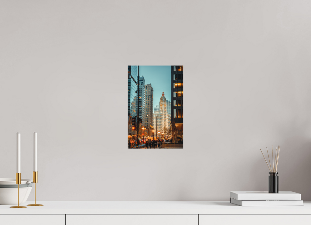 8 x 12″, Michigan Avenue Michigan Avenue