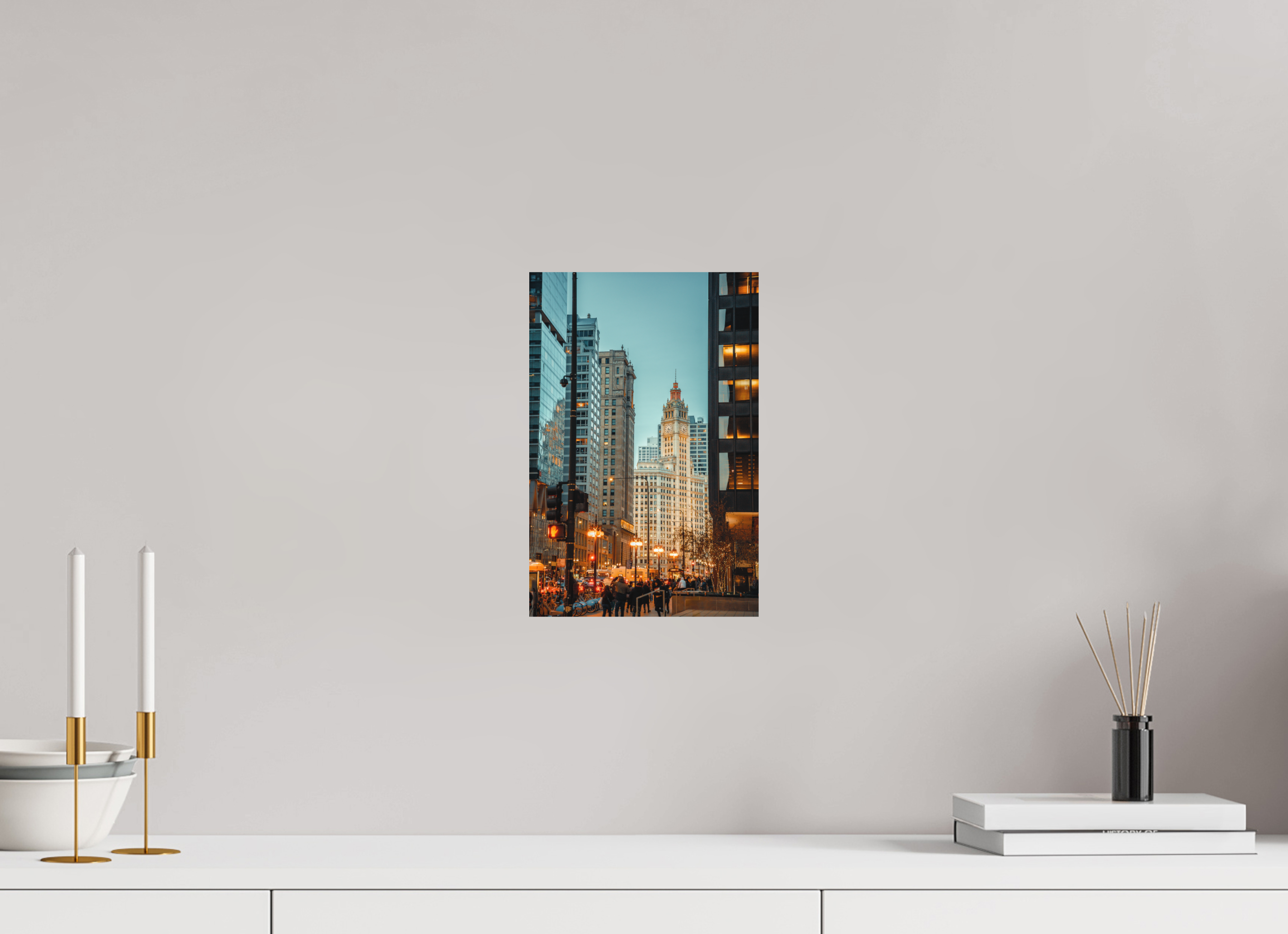 8 x 12″, Michigan Avenue Michigan Avenue