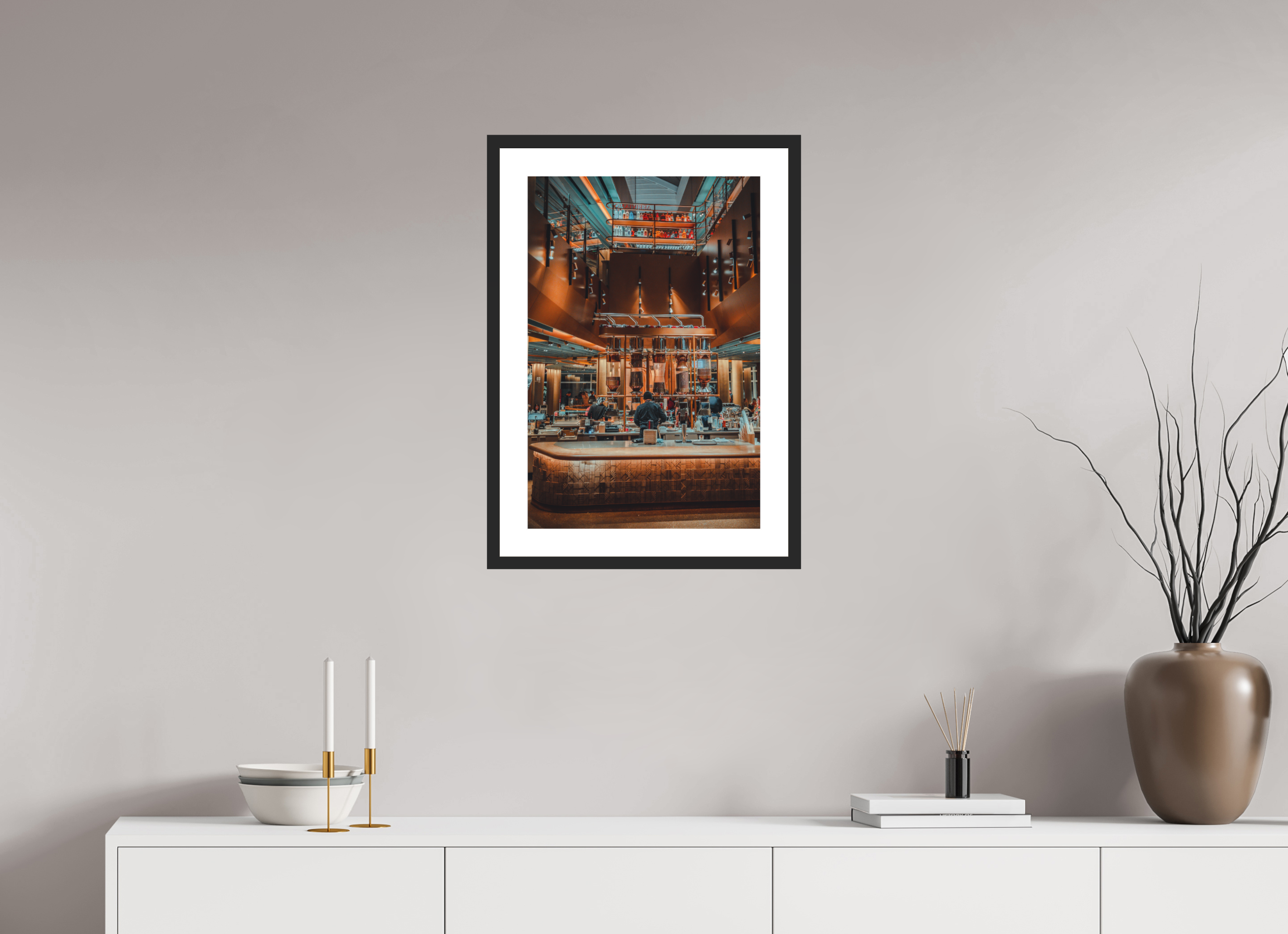 16 x 24″, Lounge Productivity Black Frame Lounge Productivity