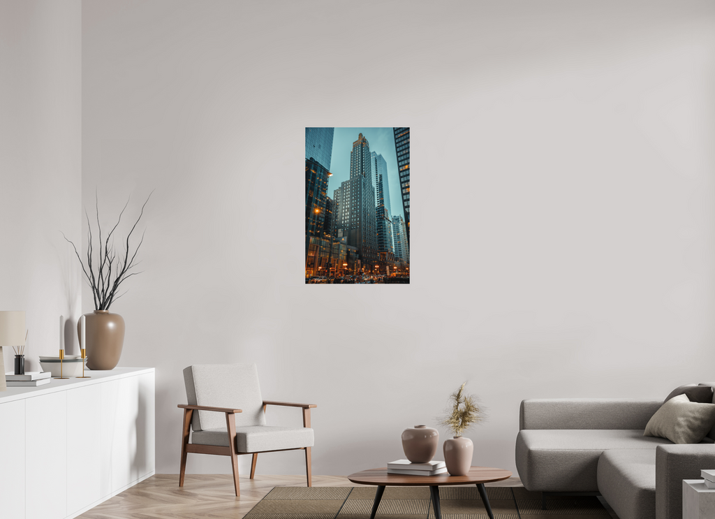 24 x 36″, Streetlight Dusk Streetlight Dusk