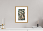 8 x 12″, Layers of Paint and Heritage Oak Frame Layers of Paint and Heritage