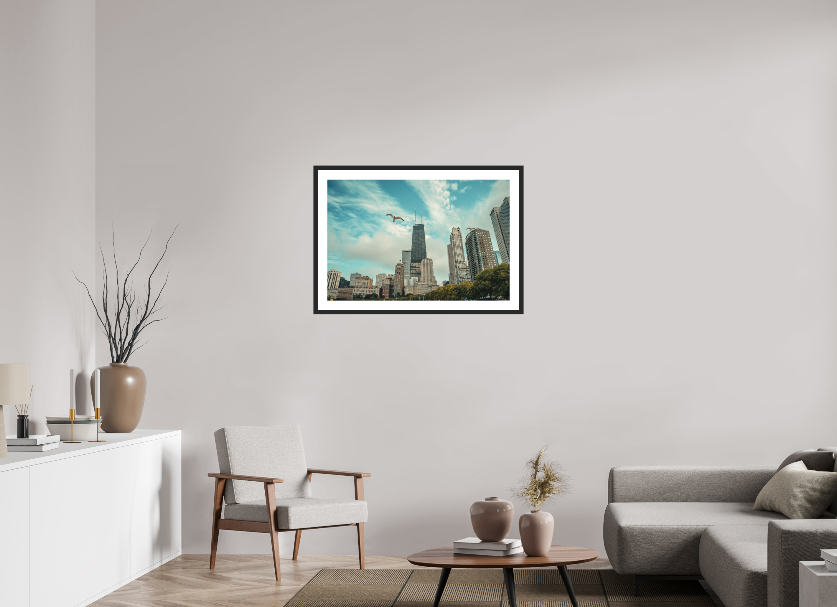 36 x 24″, Chicago Summer Frame Chicago Summer