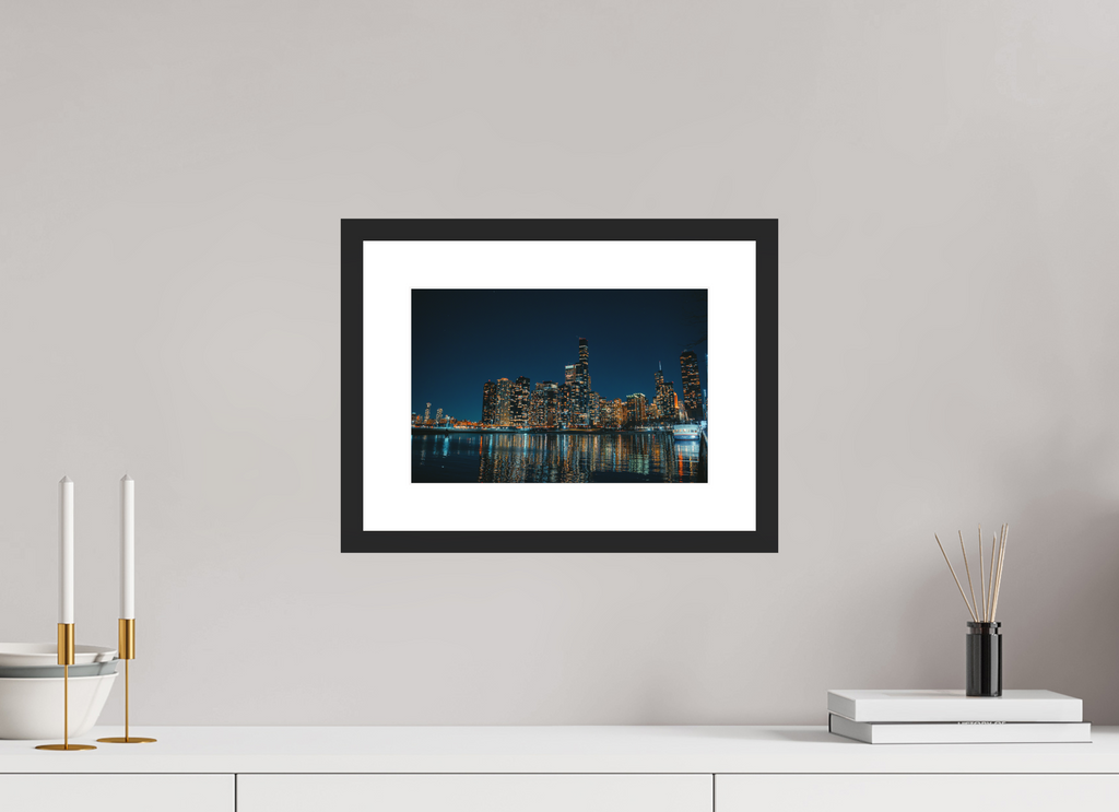 12 x 8″, Night Out In The City Framed Night Out In The City