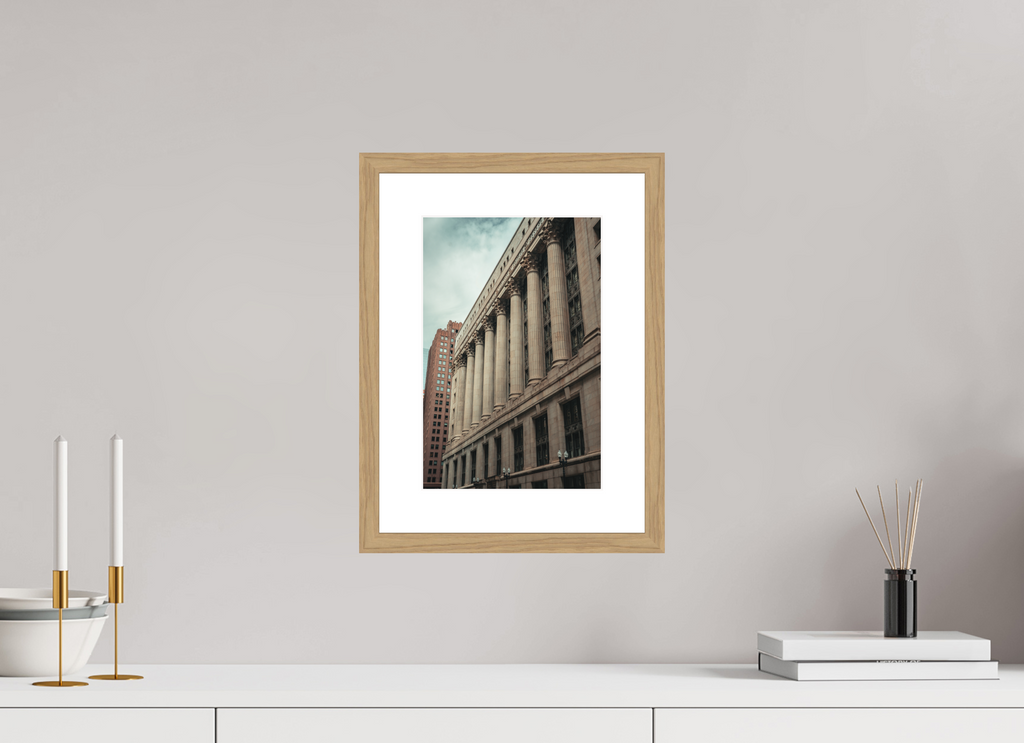 8 x 12″, Vertical Order Oak Frame Vertical Order