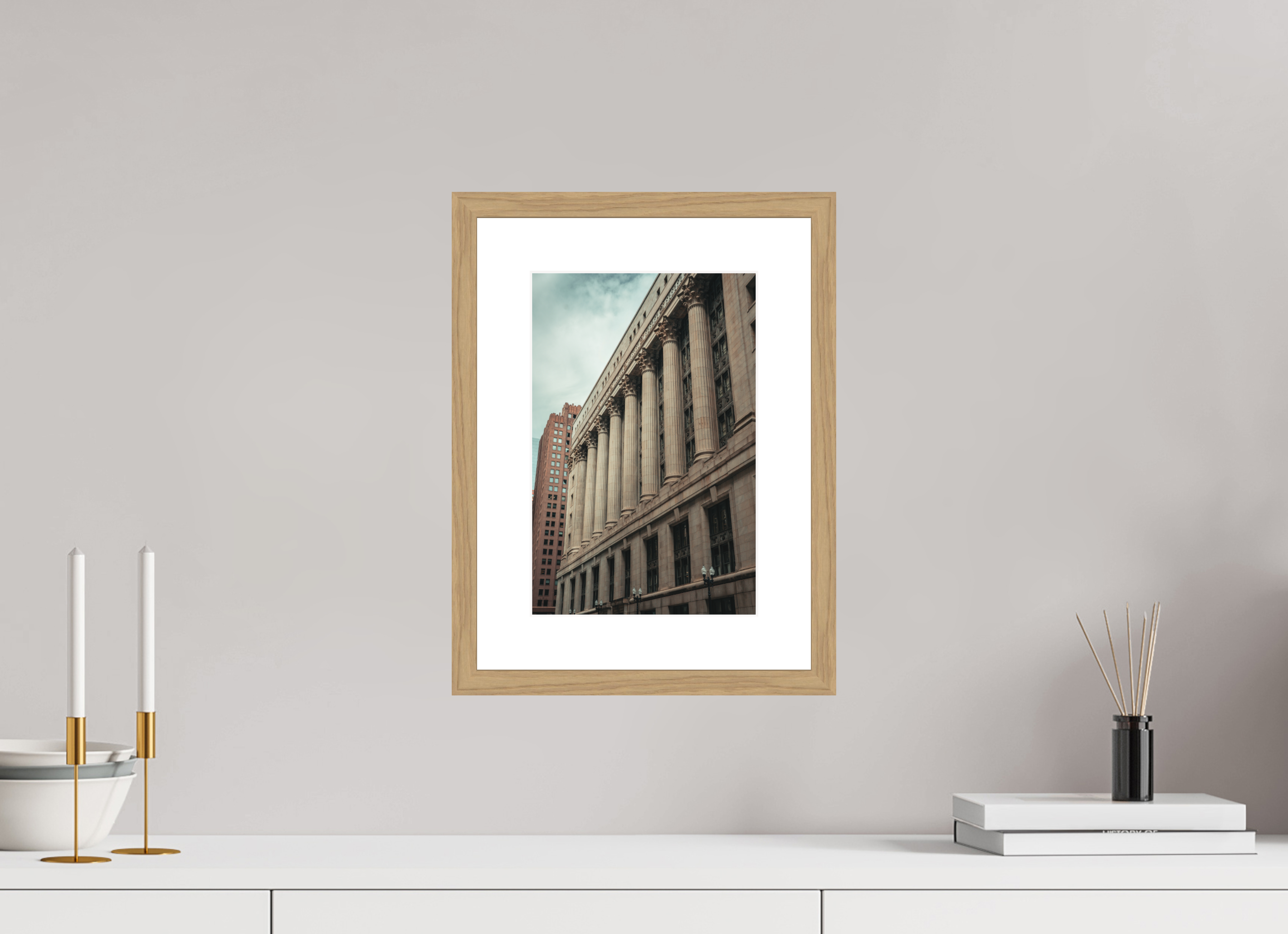8 x 12″, Vertical Order Oak Frame Vertical Order