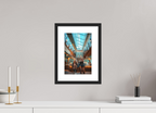 8 x 12″, Amber Atrium Black Frame Amber Atrium