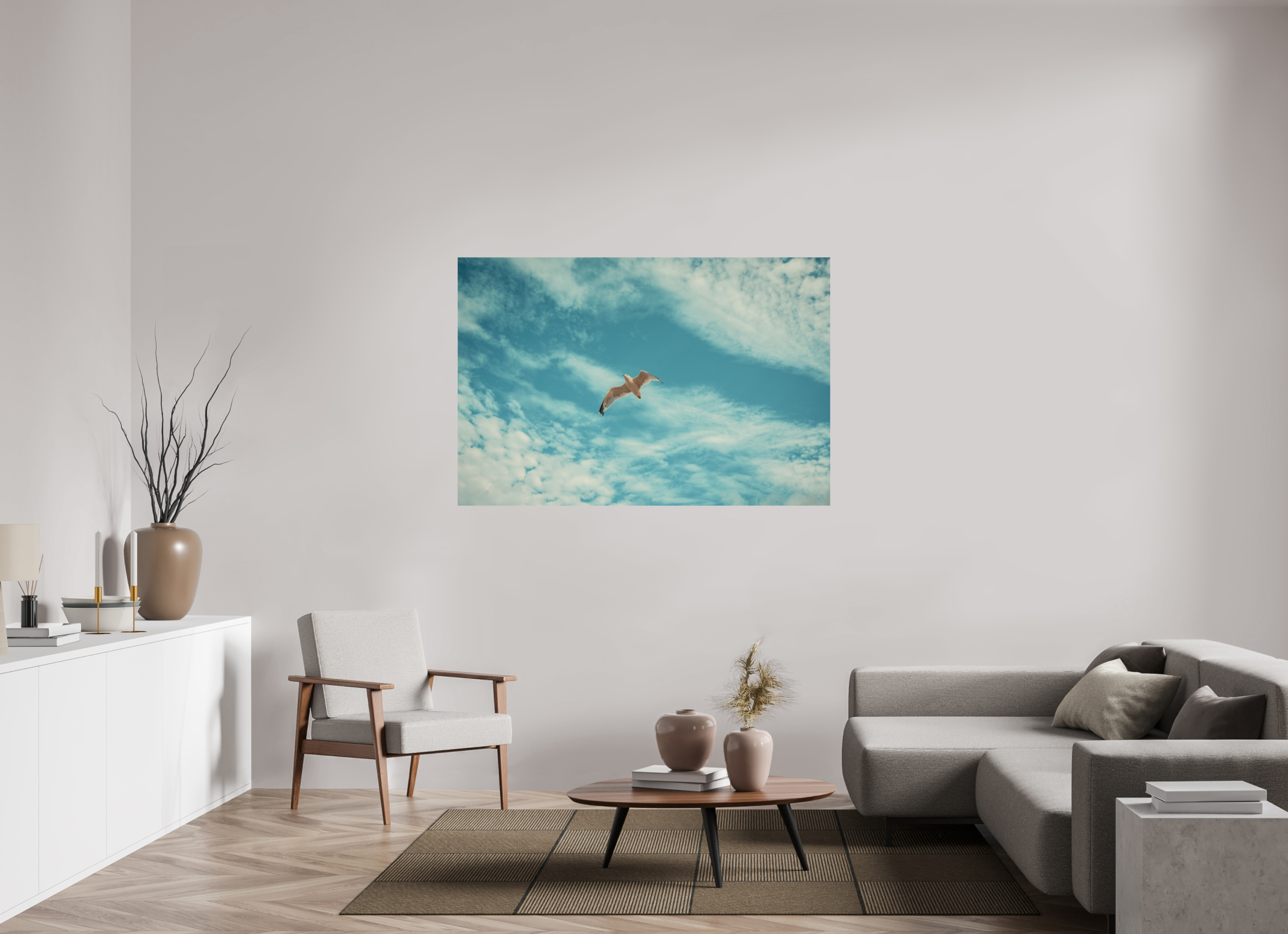 60 x 40″, Horizon Bird Horizon Bird