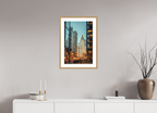 16 x 24″, Michigan Avenue Oak Frame Michigan Avenue