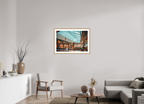 36 x 24″, Reserved Lounge Oak Frame Reserved Lounge