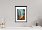 8 x 12″, Michigan Avenue Black Frame Michigan Avenue