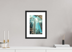 8 x 12″, Reflected Intersection Black Frame Reflected Intersection