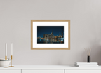 12 x 8″, Night Out in the City Oak Frame Night Out In The City