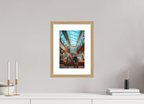 8 x 12″, Amber Atrium Oak Frame Amber Atrium
