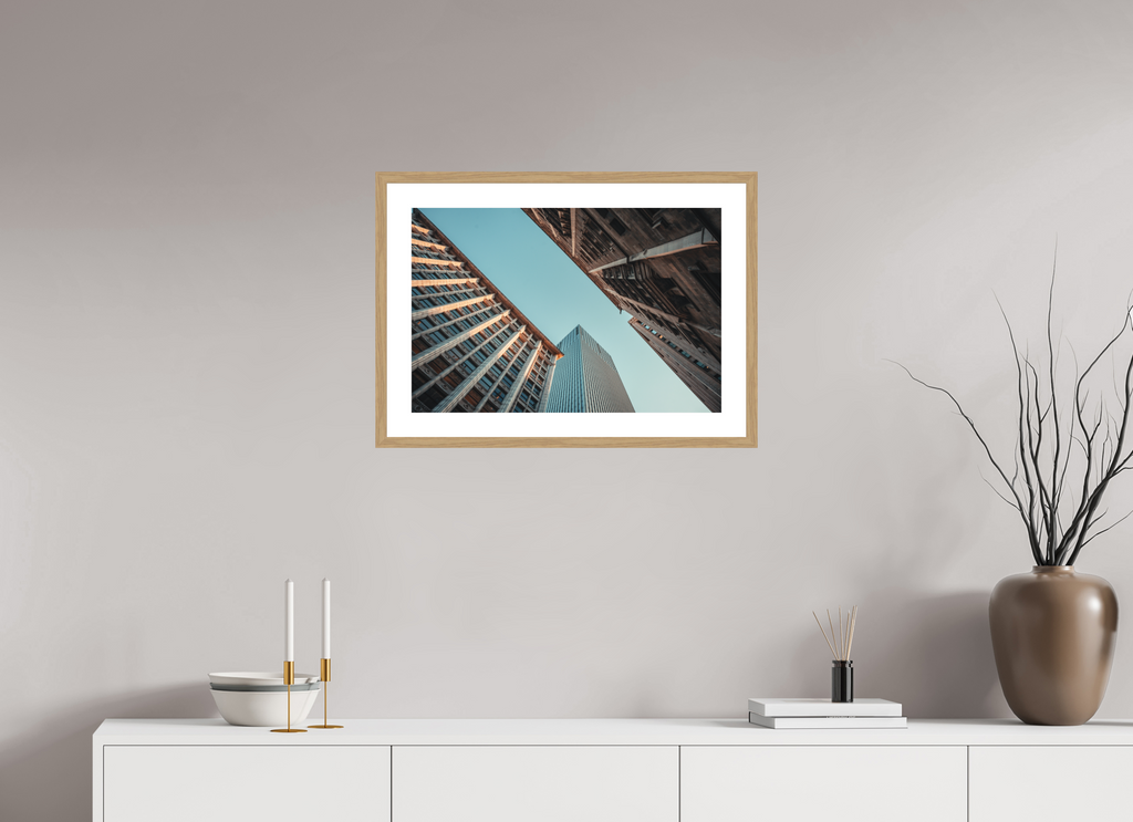 24 x 16″, Street View Ascent Oak Frame Street View Ascent