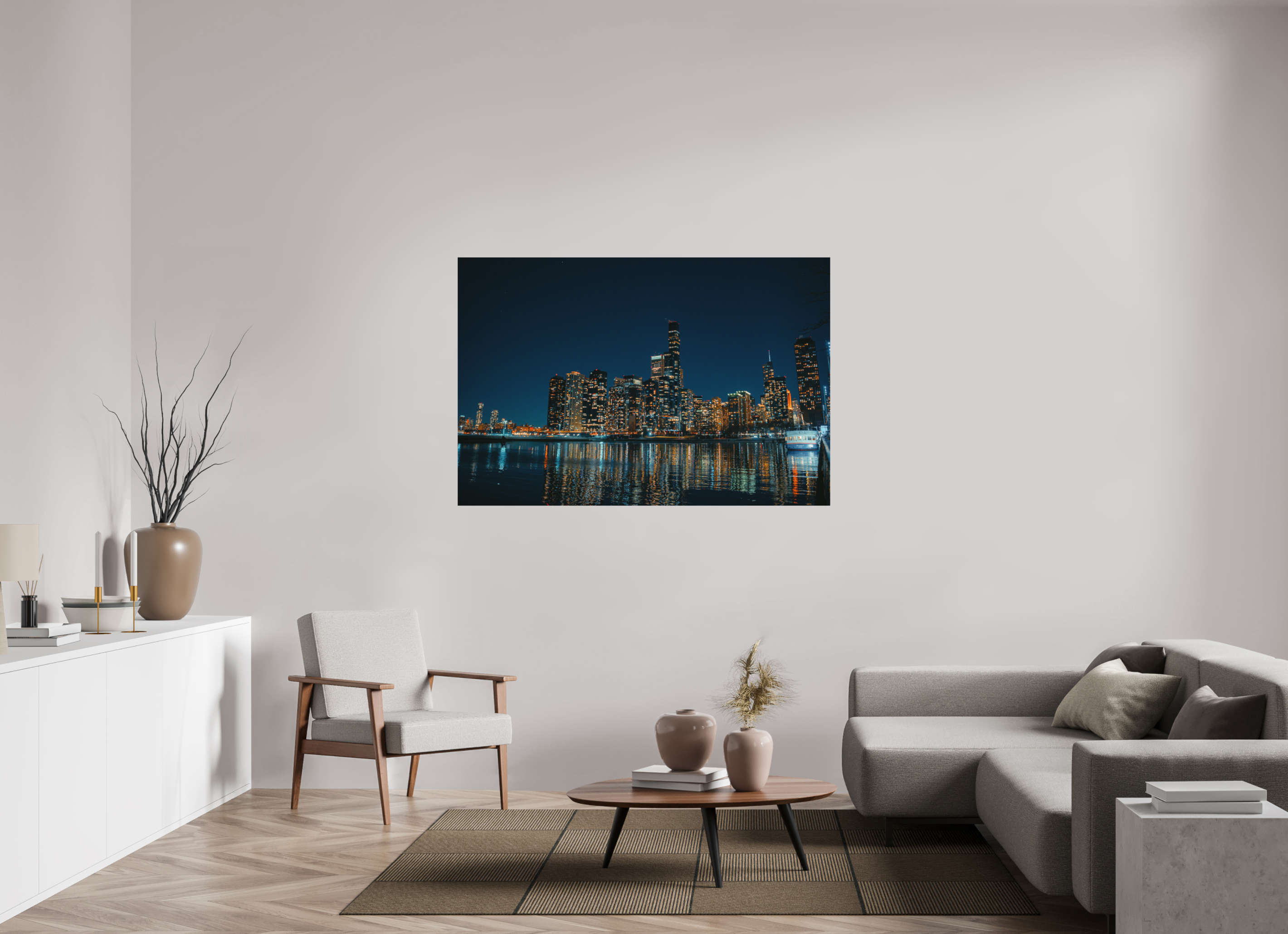 60 x 40″, Night Out in the City Night Out in the City
