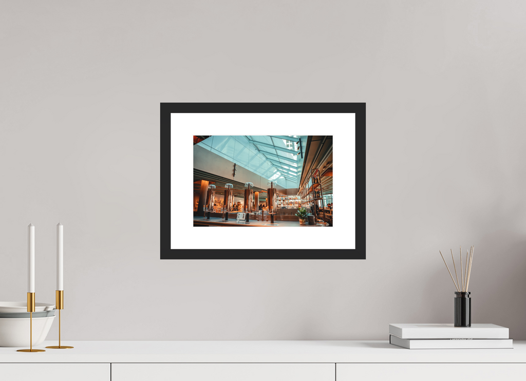 12 x 8″, Reserved Lounge Black Frame Reserved Lounge