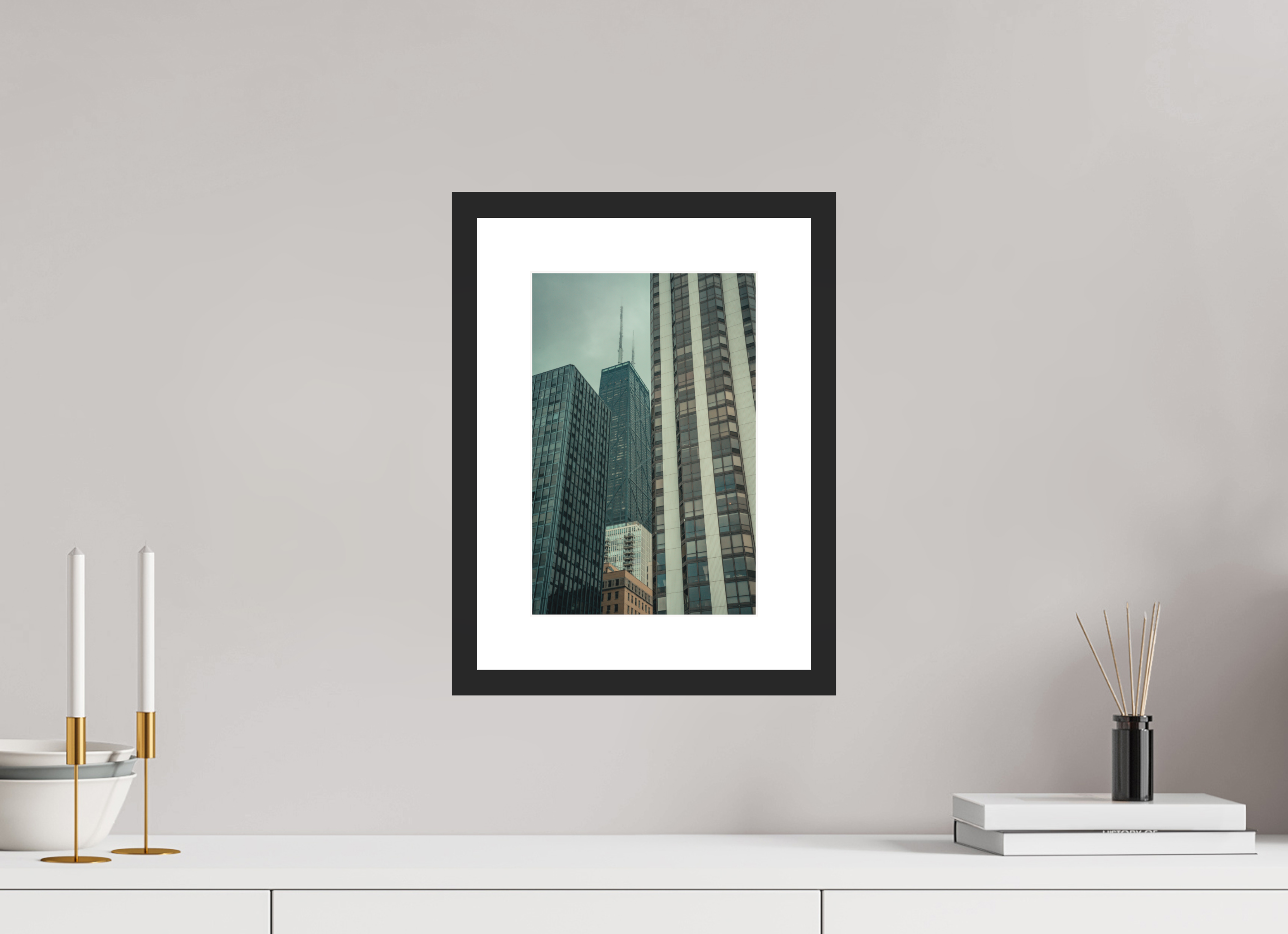 8 x 12″, Midst of Development Black Frame Midst of Development