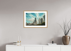 24 x 16″, Chicago Summer Oak Frame Chicago Summer