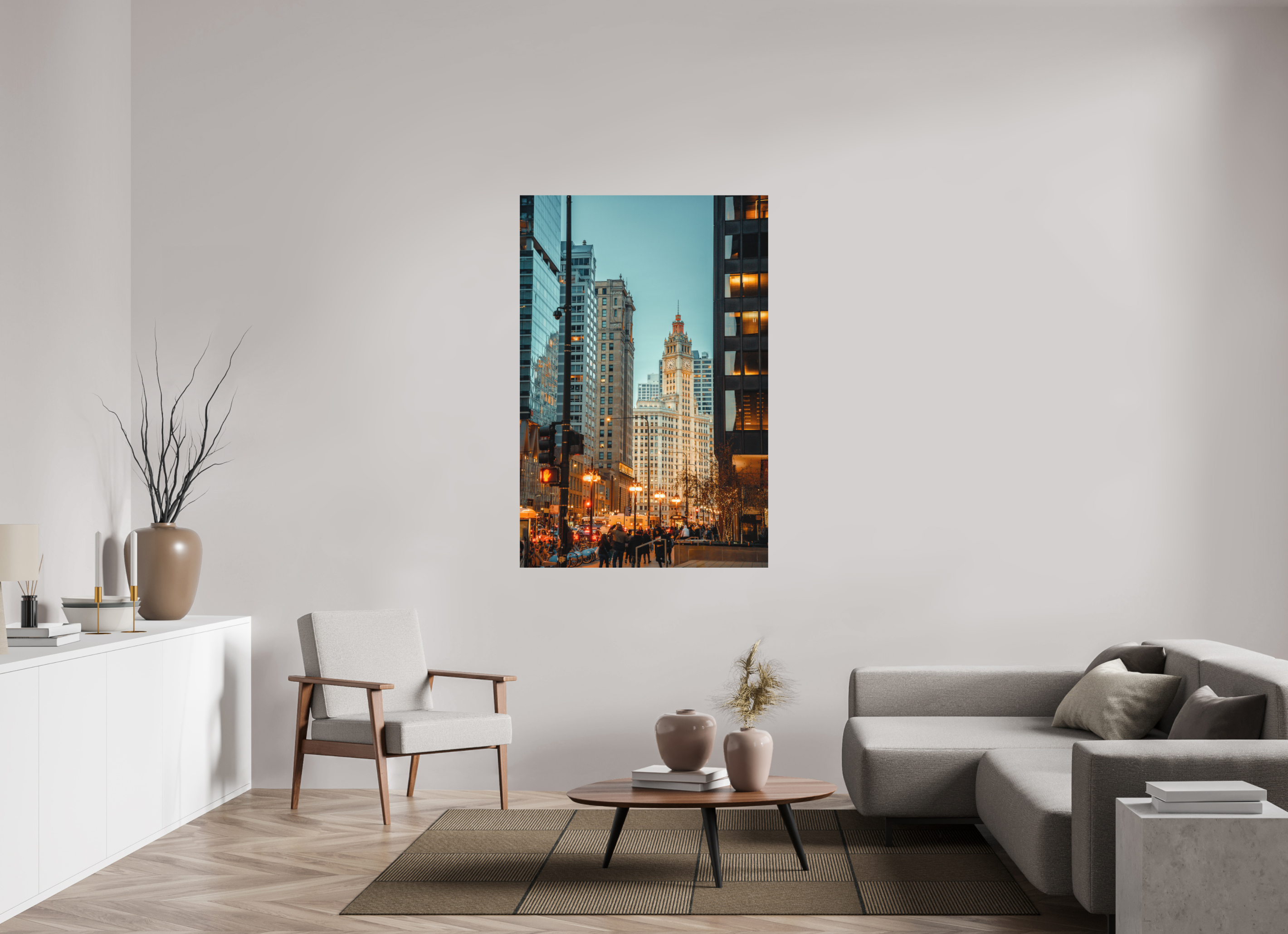 40 x 60″, Michigan Avenue Michigan Avenue