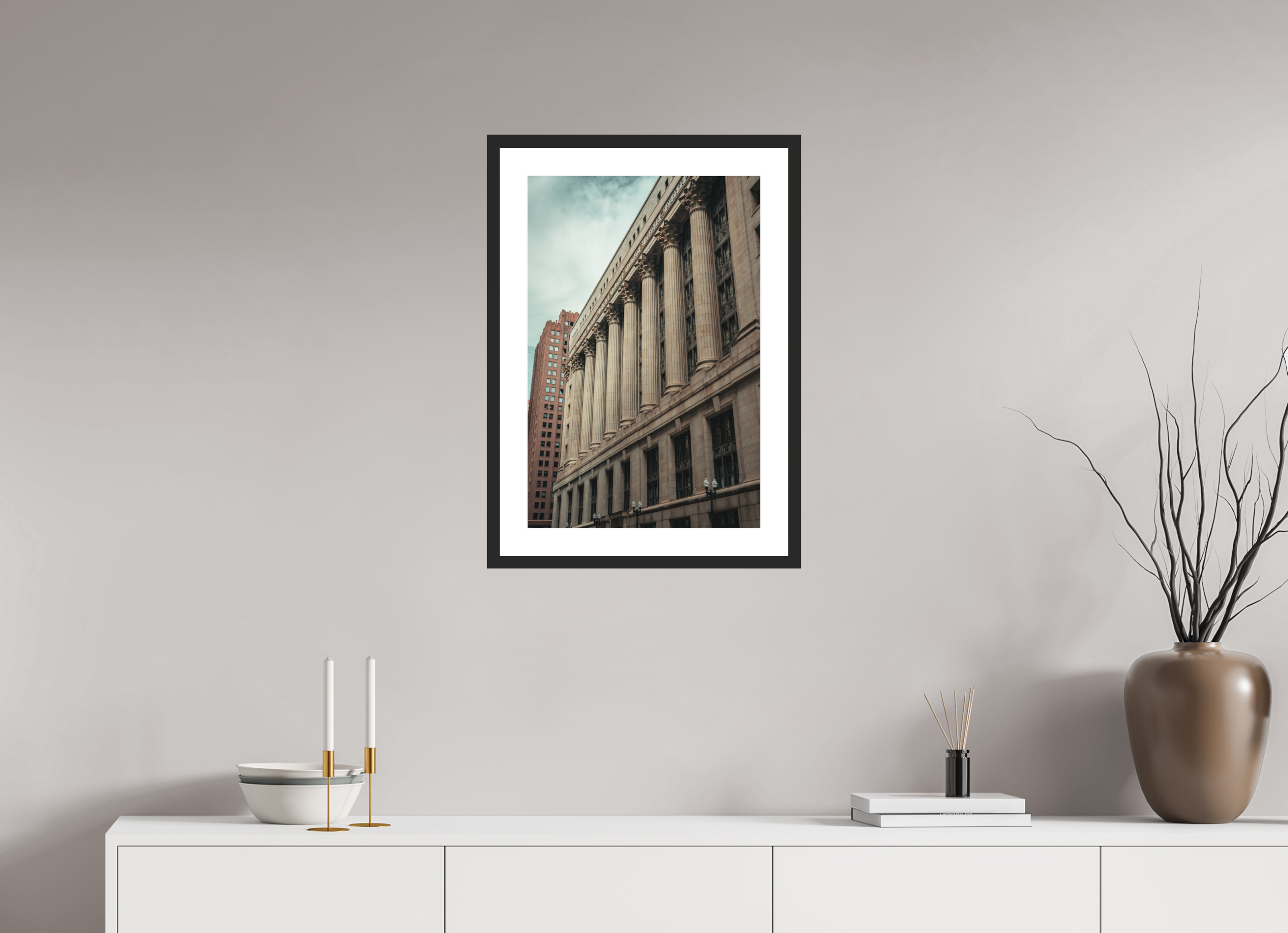 16 x 24″, Vertical Order Black Frame Vertical Order