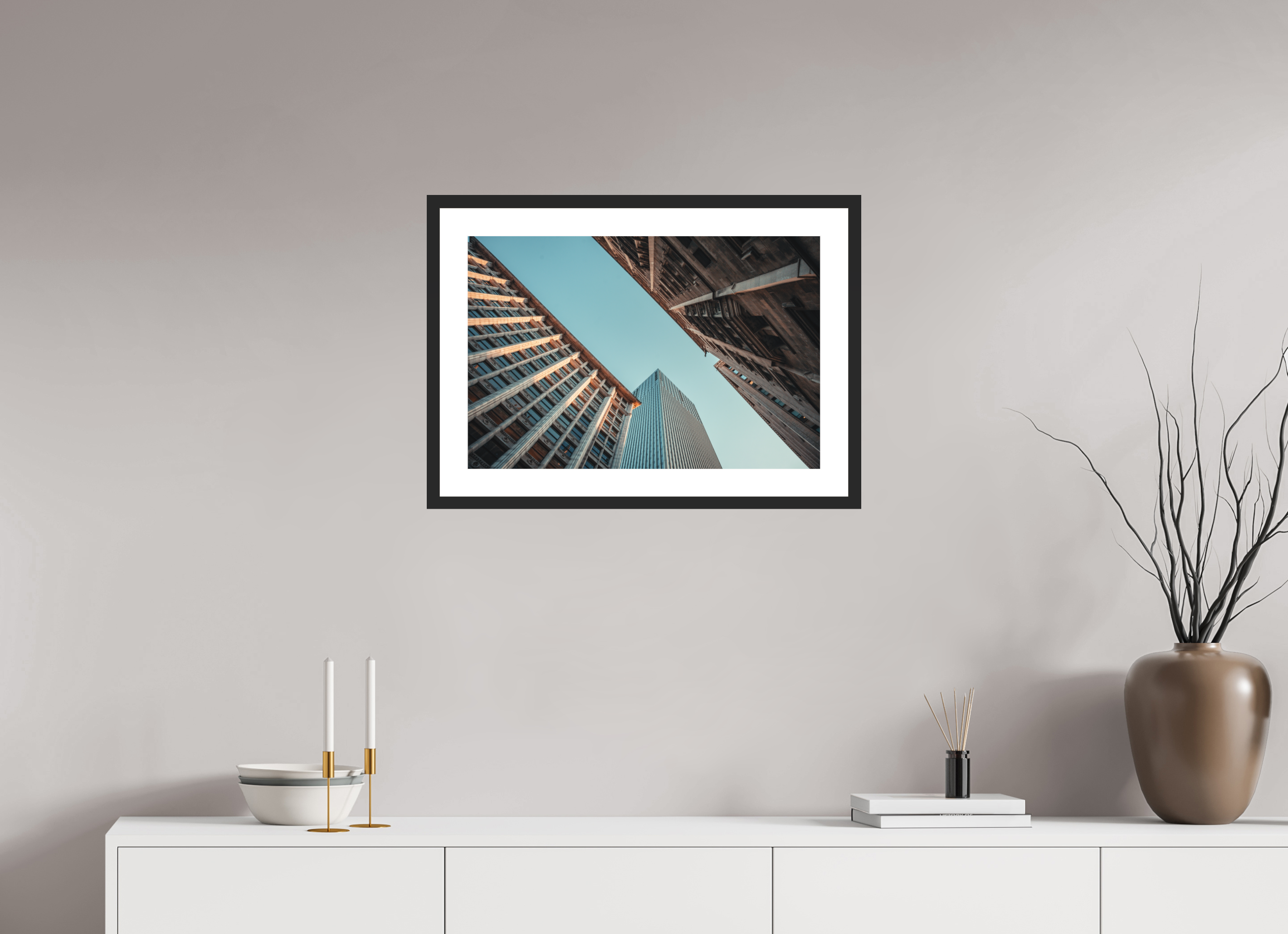 24 x 16″, Street View Ascent Black Frame Street View Ascent
