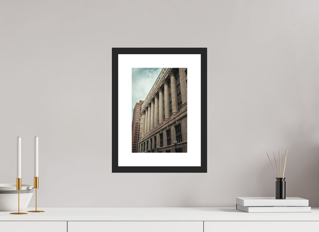 8 x 12″, Vertical Order Black Frame Vertical Order