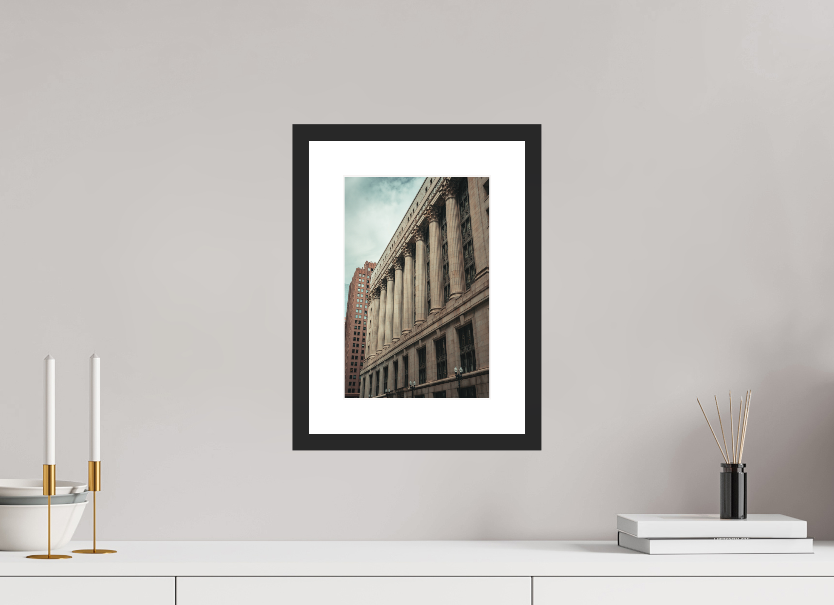 8 x 12″, Vertical Order Black Frame Vertical Order