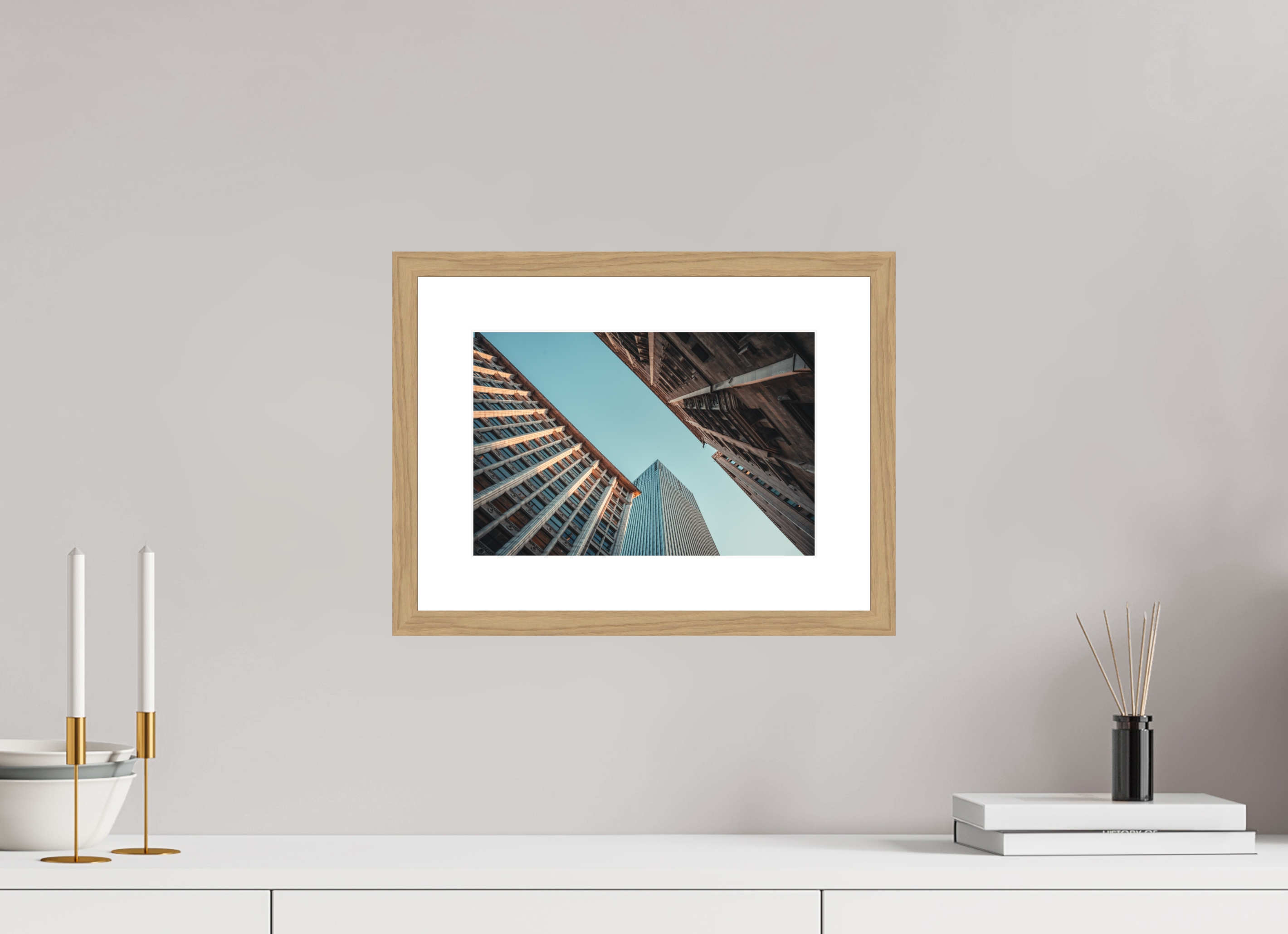 12 x 8″, Street View Ascent Oak Frame Street View Ascent