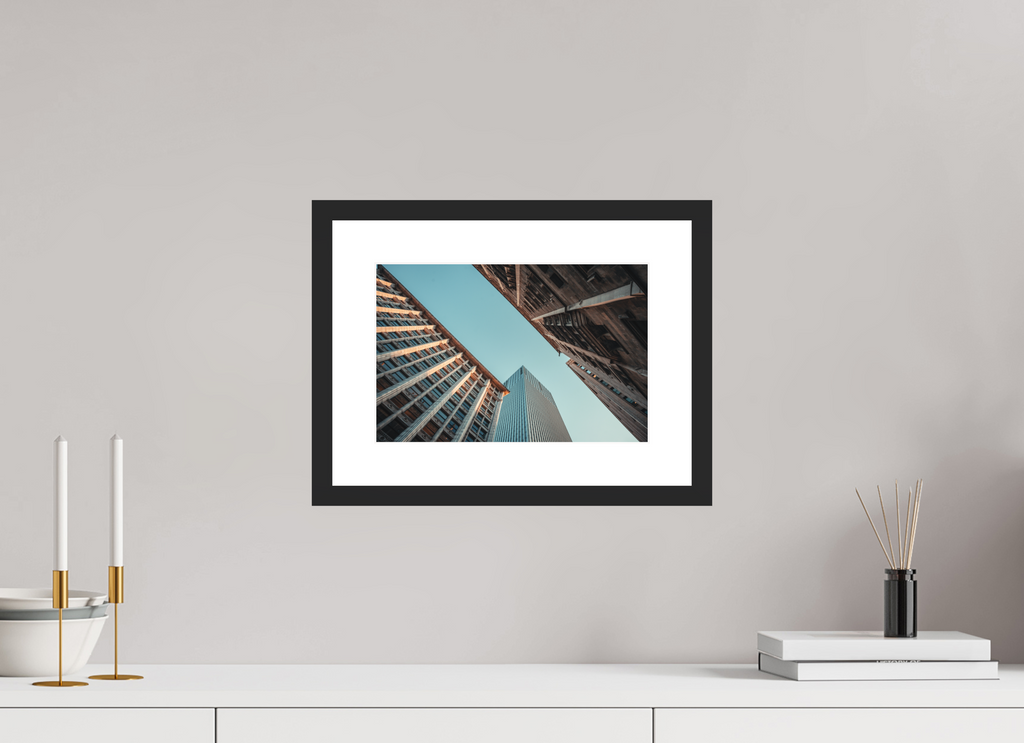 12 x 8″, Street View Ascent Black Frame Street View Ascent