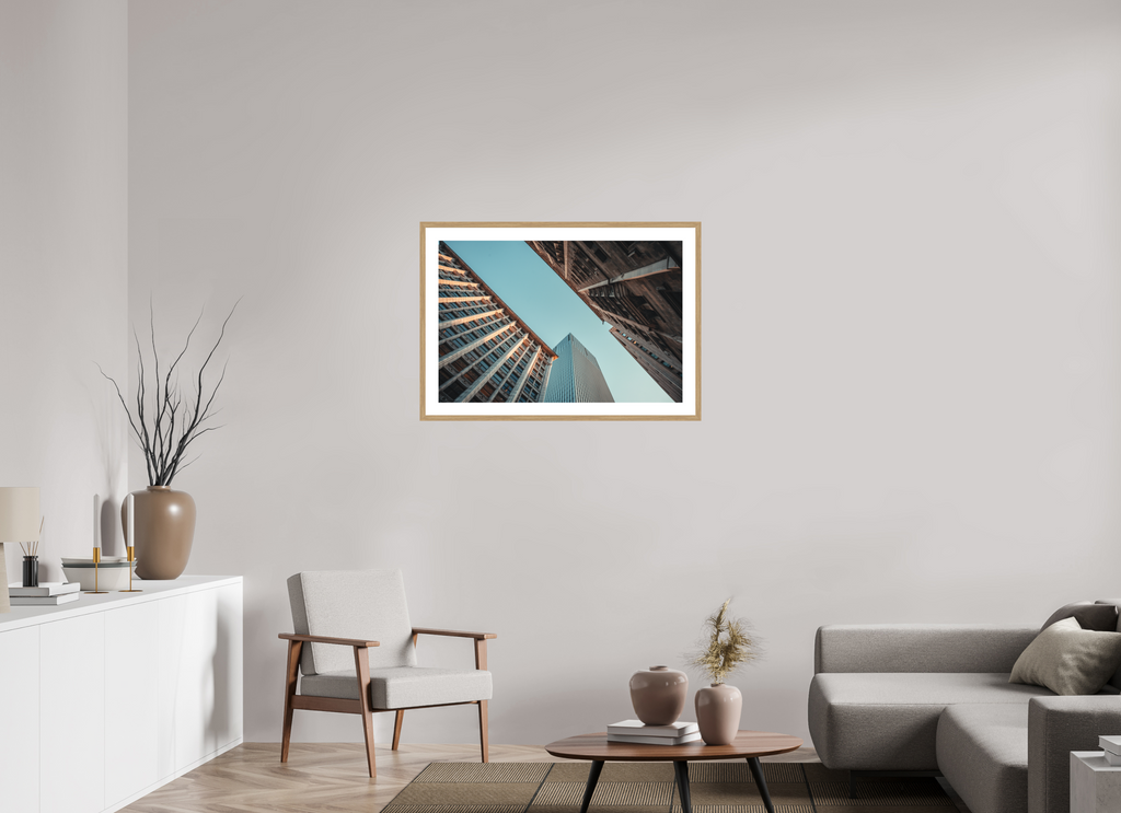 36 x 24″, Street View Ascent Oak Frame Street View Ascent
