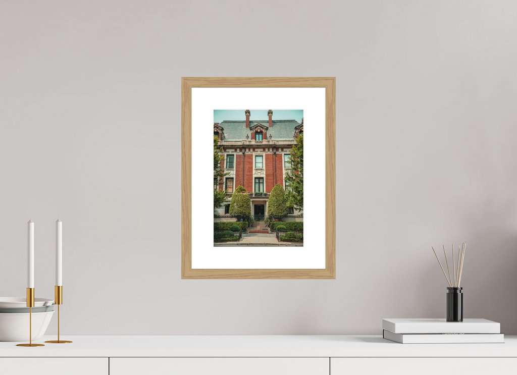 8 x 12″, Urban Manor Oak Frame Urban Manor