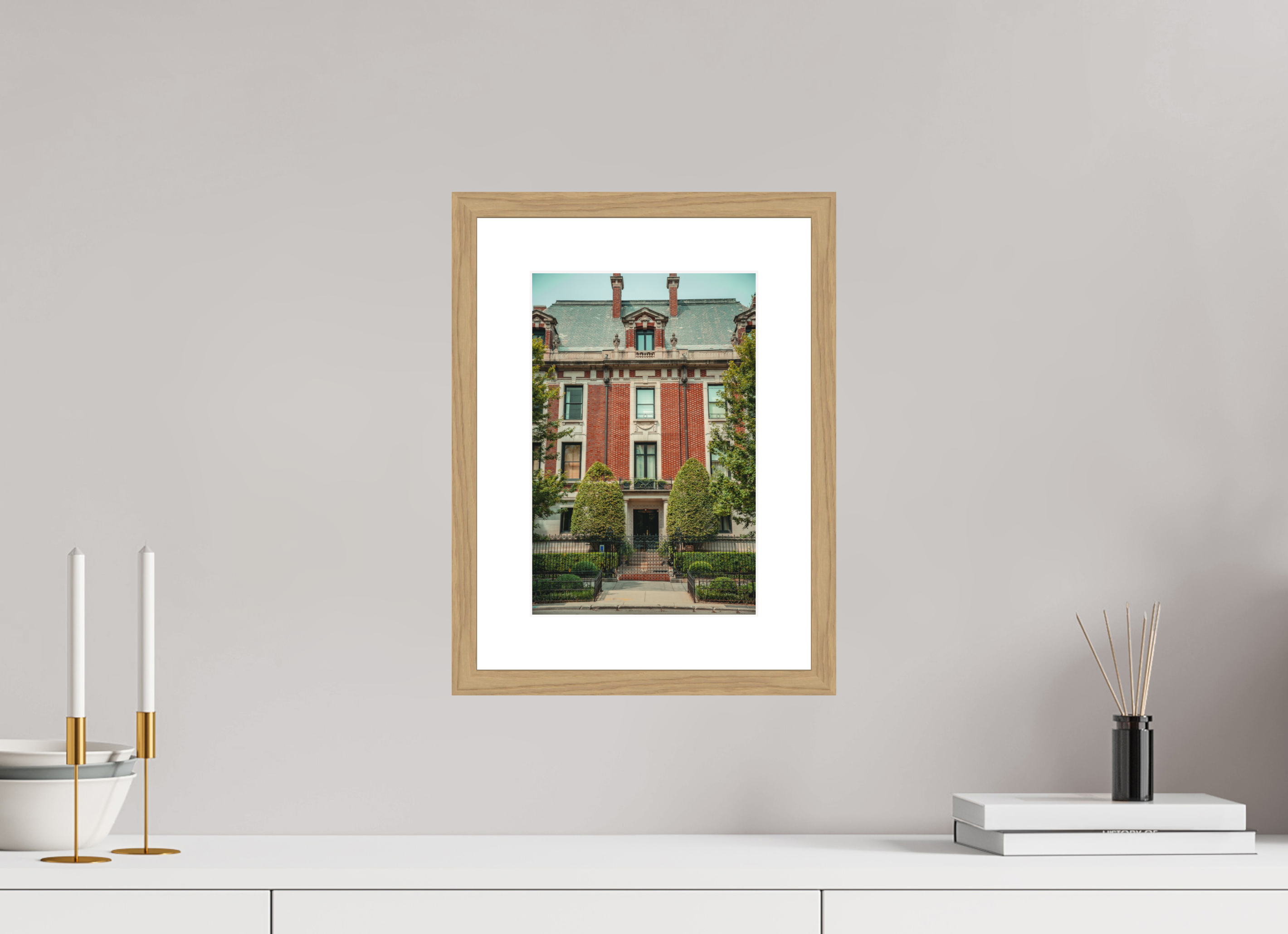 8 x 12″, Urban Manor Oak Frame Urban Manor
