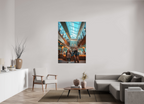 40 x 60″, Amber Atrium Amber Atrium