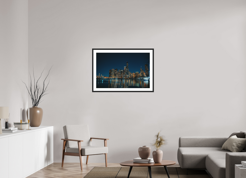 36 x 24″, Night Out In The City Framed Night Out In The City