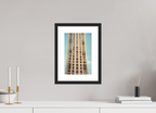 8 x 12″, Urban Grid Black Frame Urban Grid
