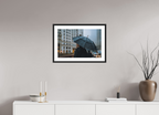 24 x 16″, Rainy Umbrella Black Frame Rainy Umbrella